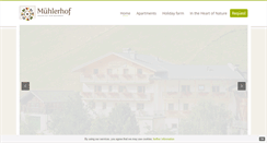 Desktop Screenshot of muehlerhof.com